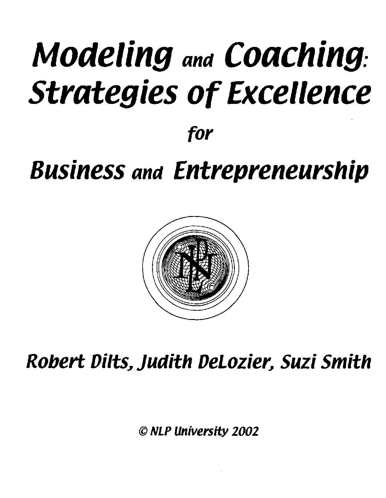 Modeling Coaching strategies of excellence for bussiness and entrepreneurship