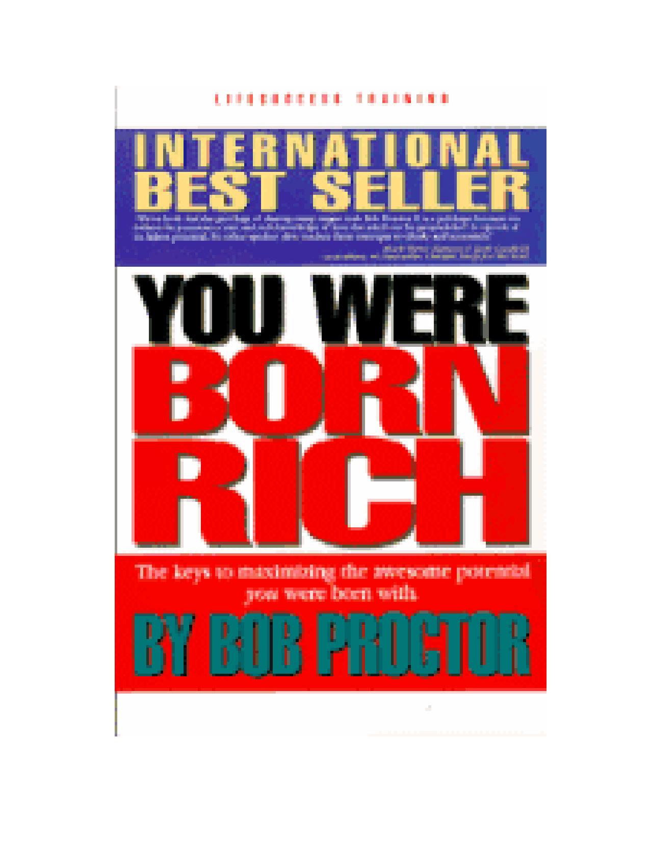 You Were Born Rich